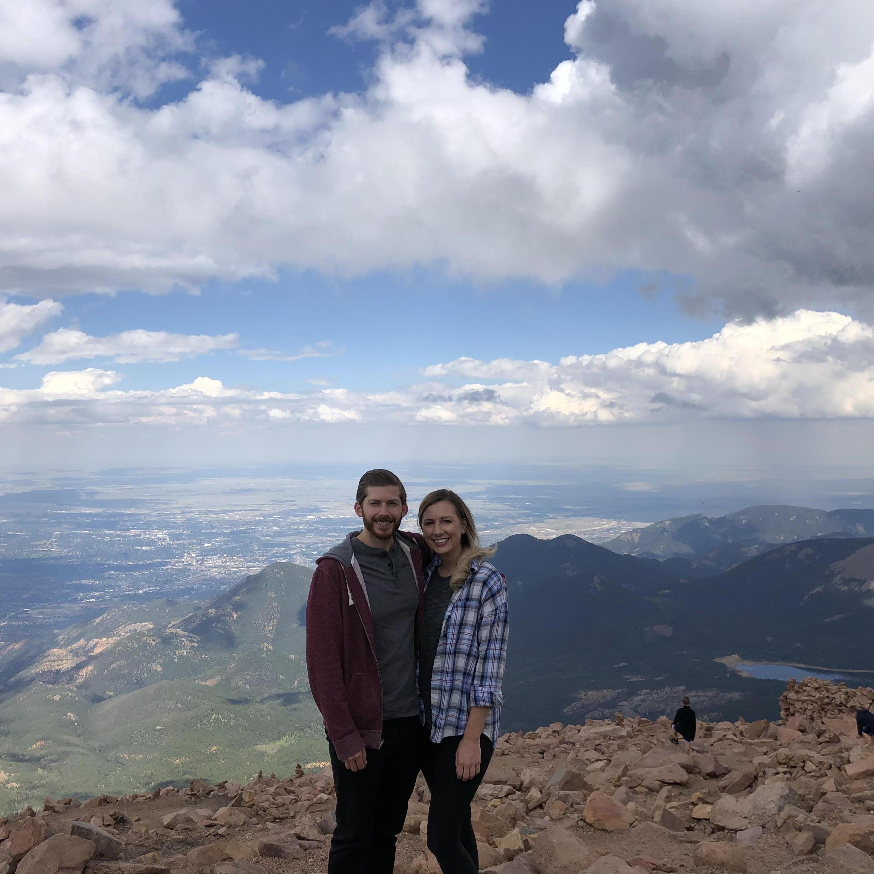 The summit of Pikes Peak. July 2019