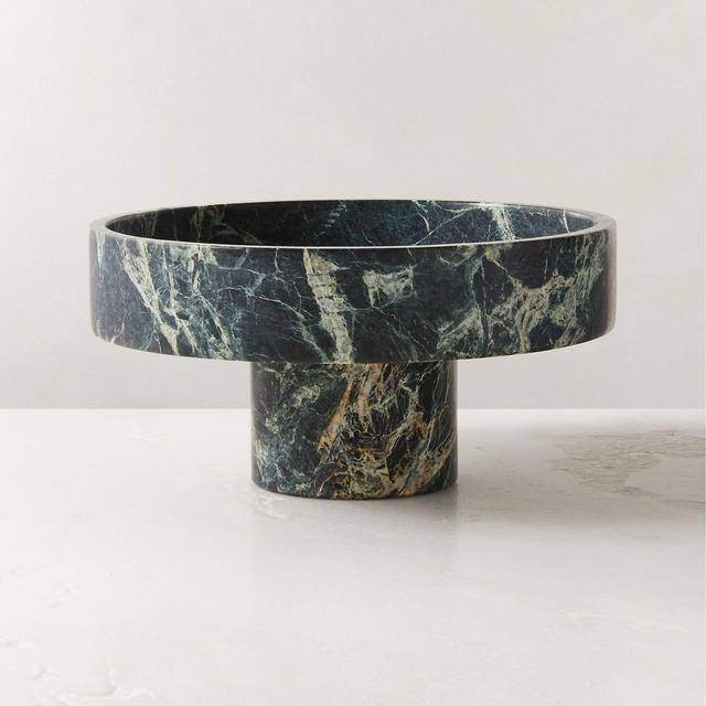 Orcino Green Marble Fruit Bowl