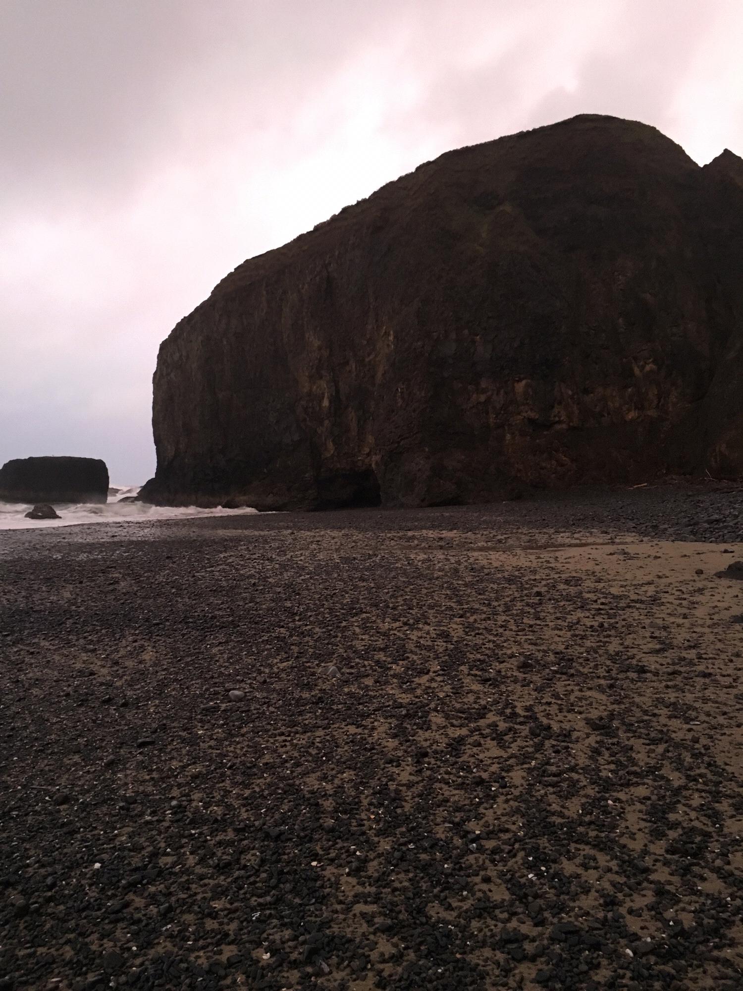 Little cave where it happened
