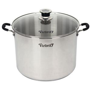 Stainless Steel Multi-Use Canner with Temperature Indicator by VICTORIO VKP1130