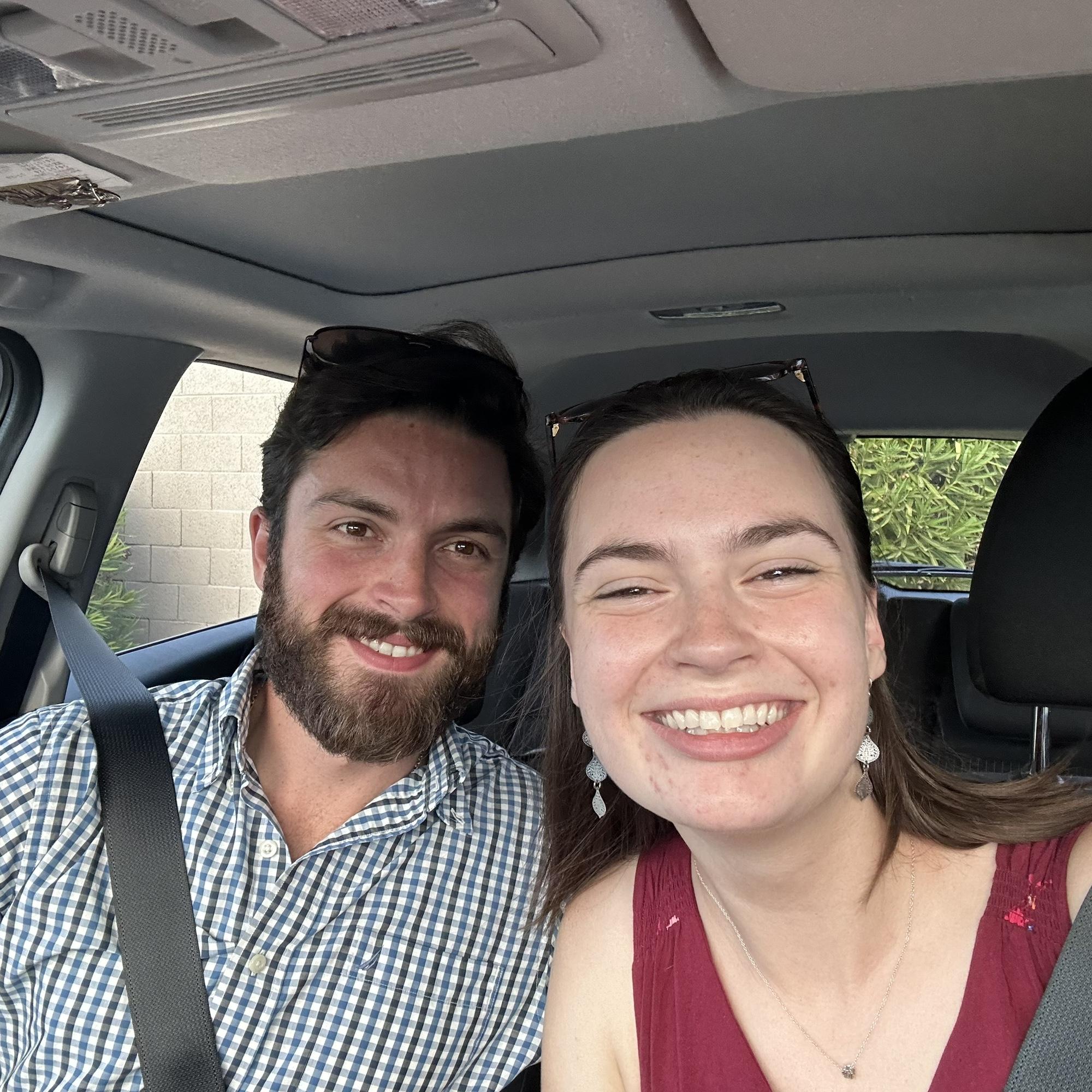 One of many long distance weekend trips to see each other