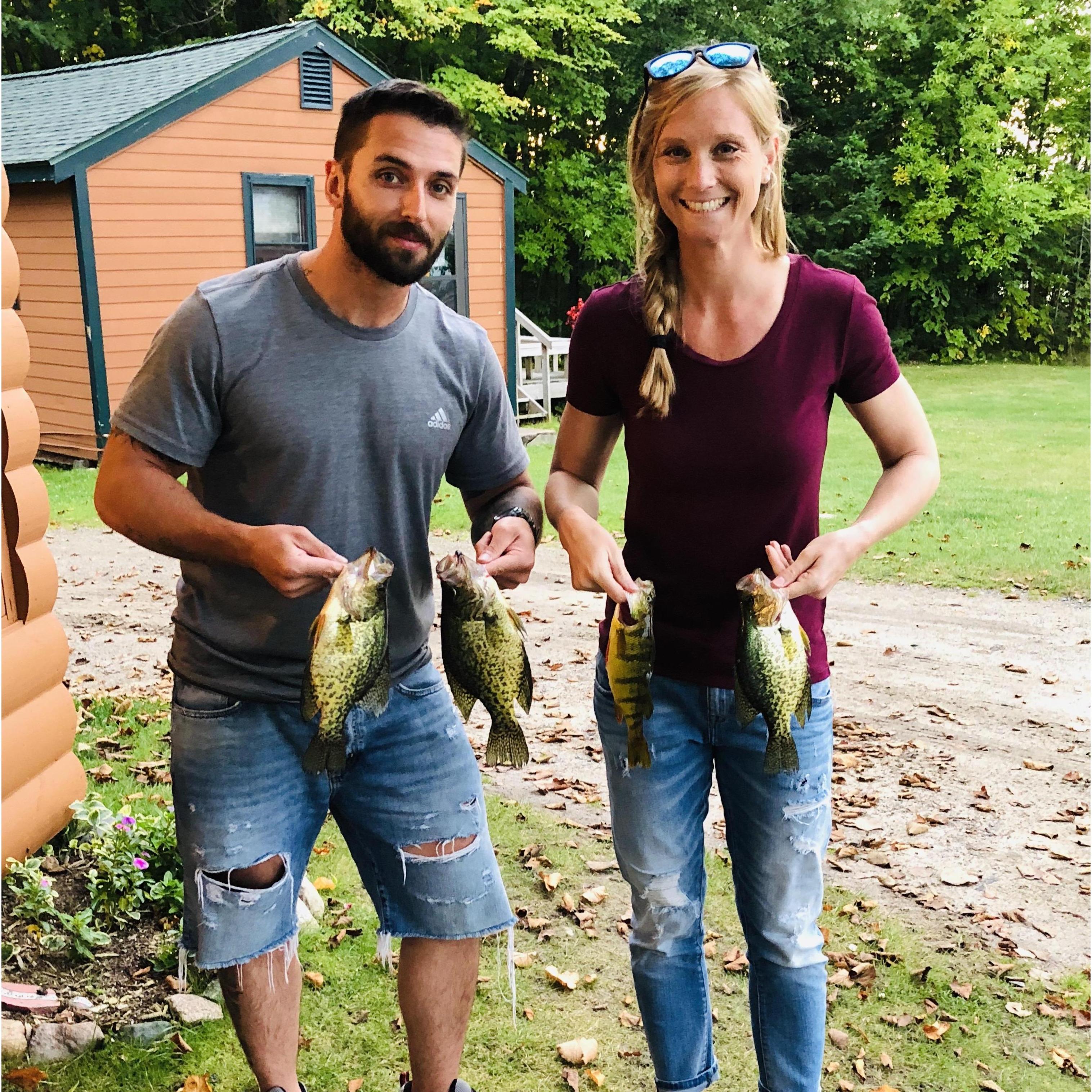 On a fishing trip in Minnesota