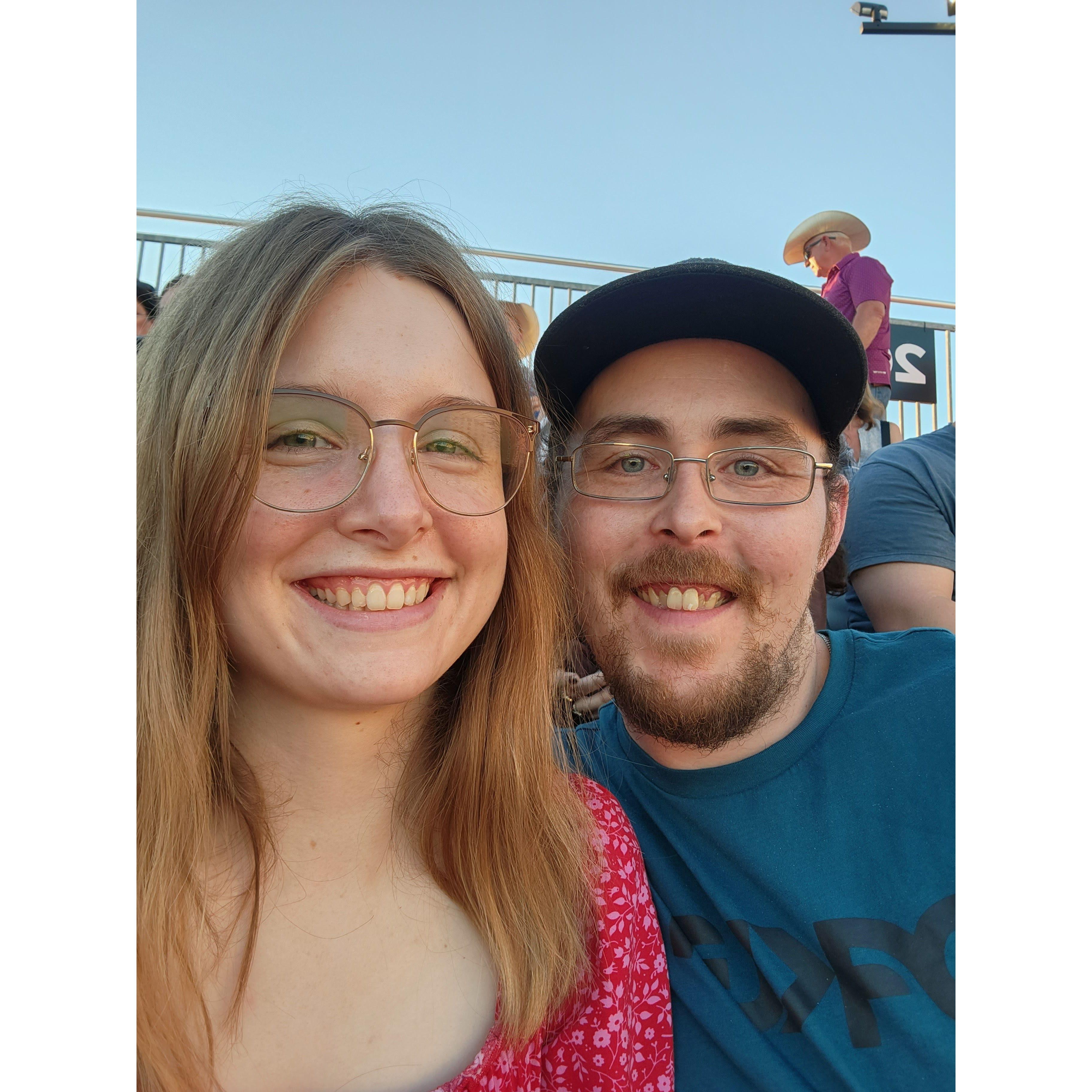 Going to summer country concerts is one of our favorite activities. Here we saw Brad Paisley.