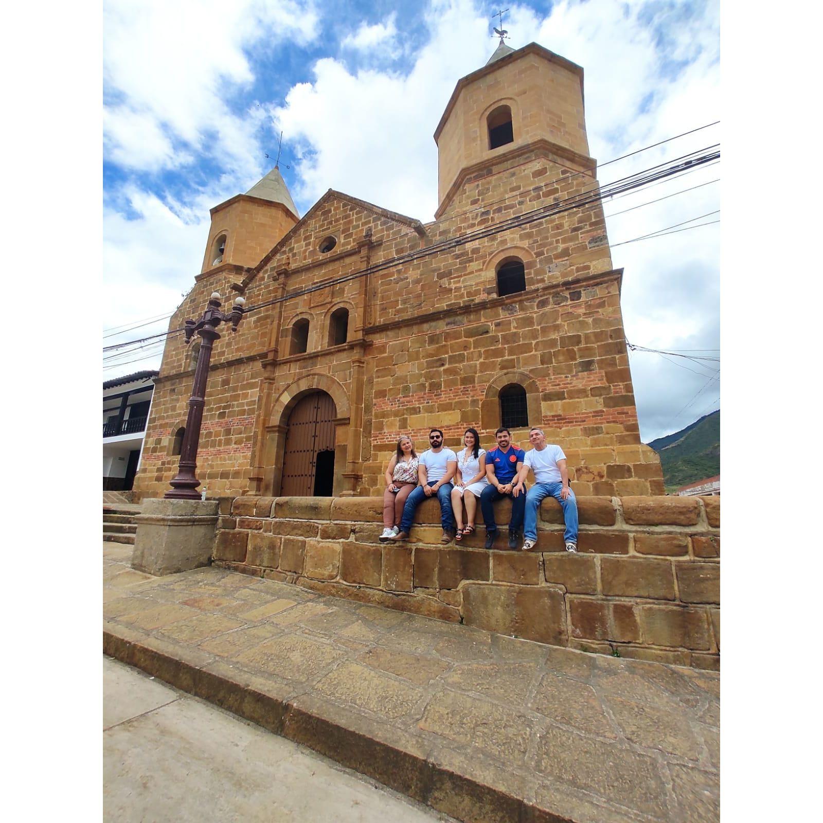 María y su familia en su pueblo de origen, Matanza