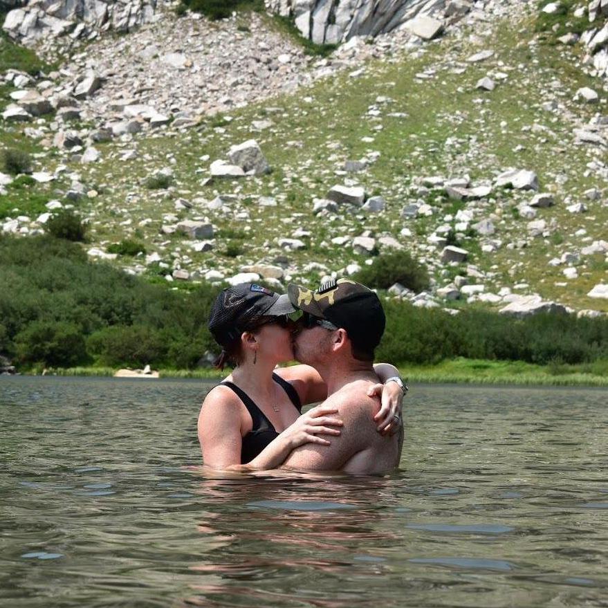Swimming in Silver Lake, July 2018