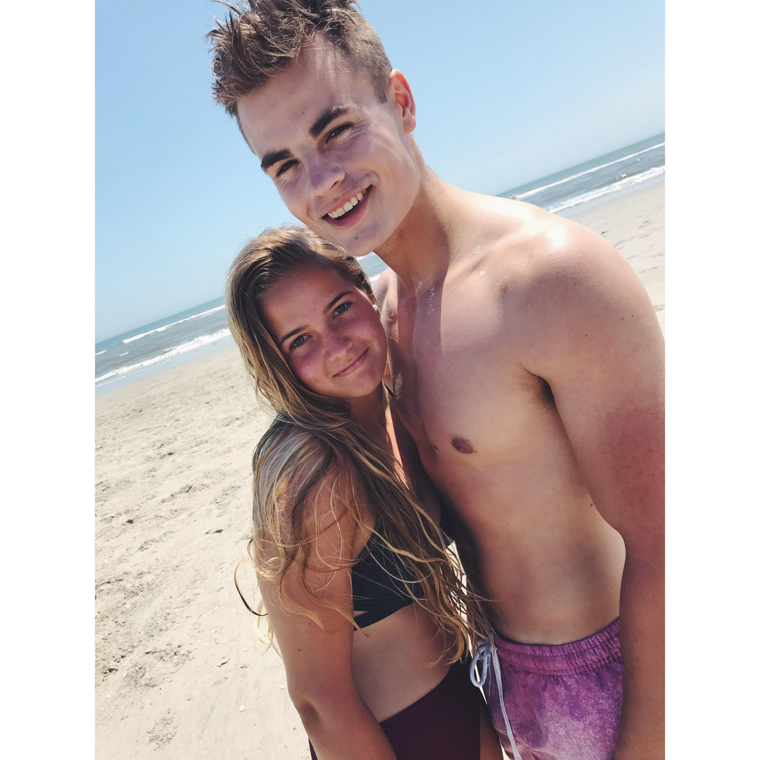 First beach trip together