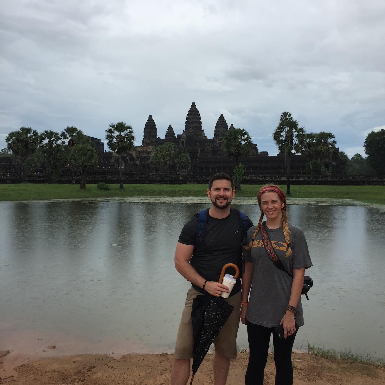 Travel buddies for life. 
Angkor Wat, Cambodia