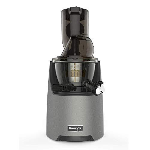 Kuvings Whole Slow Juicer EVO820GM - Higher Nutrients and Vitamins, BPA-Free Components, Easy to Clean, Ultra Efficient 240W, 50RPMs, Includes Smoothie and Blank Strainer-Gun Metal