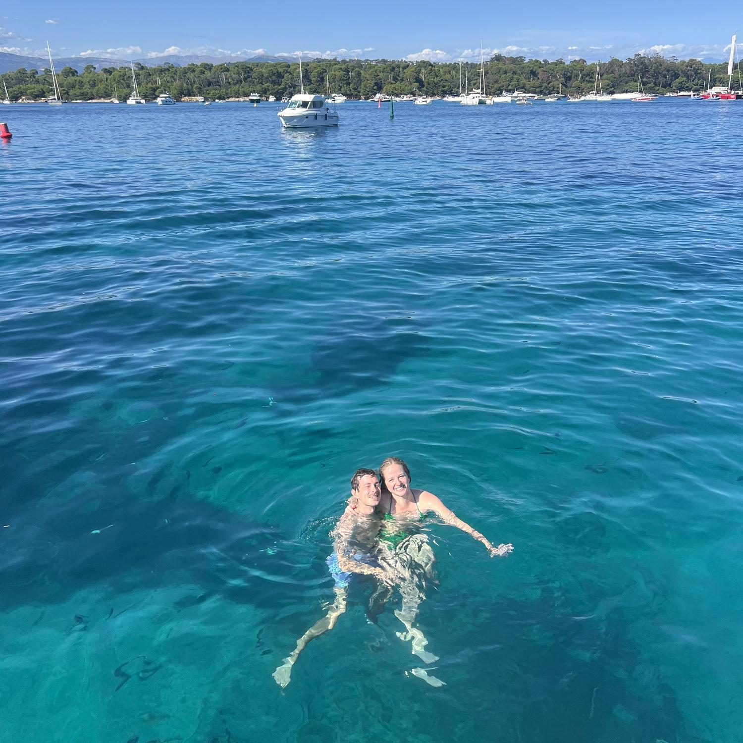 Swimming in the Mediterranean!