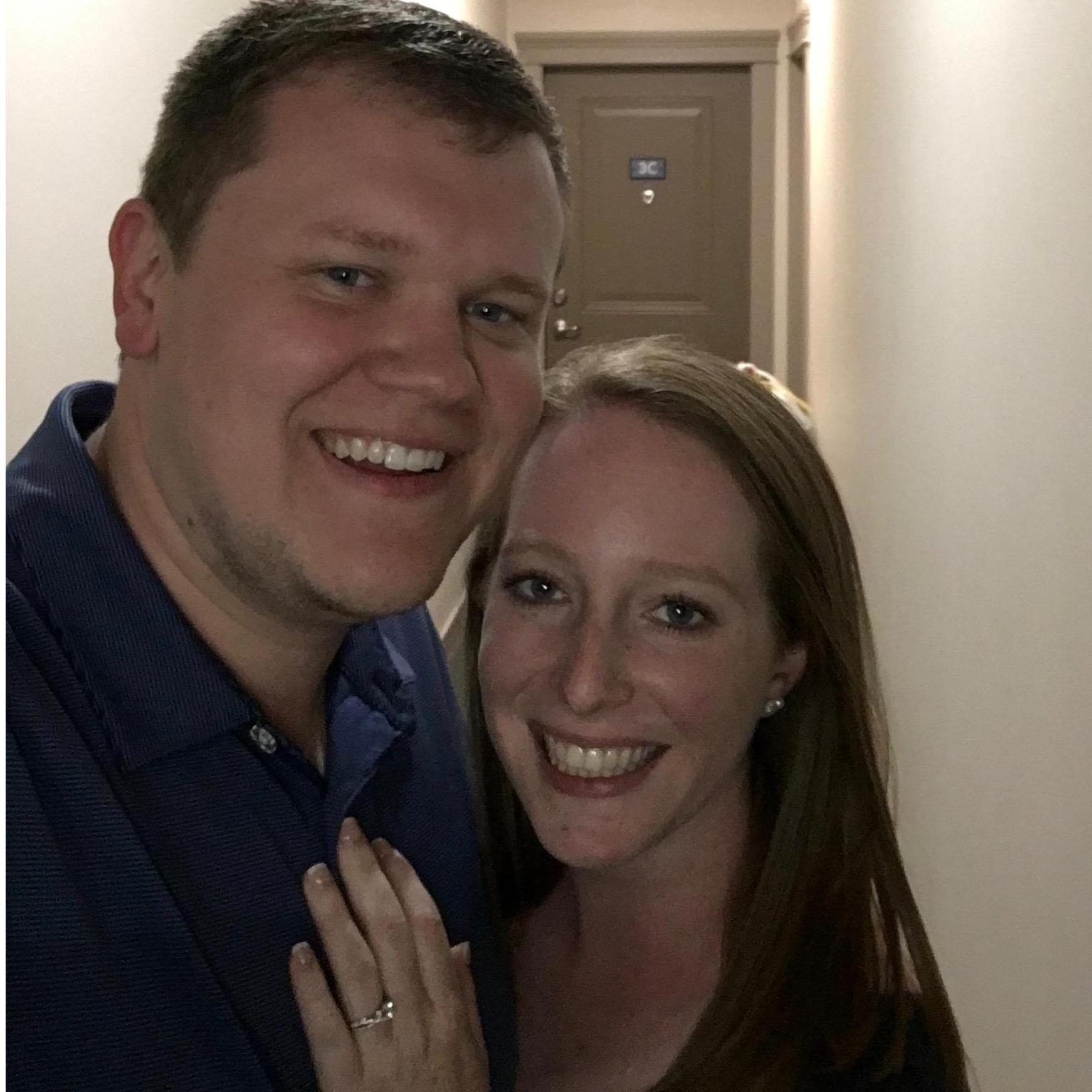 Back to our first apartment together right after we got ENGAGED! 🏠💍