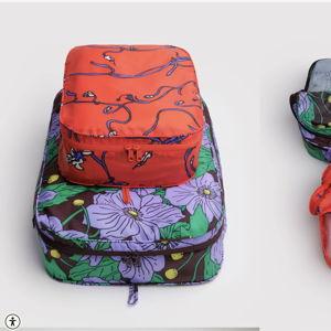 Large Packing Cube Set Poppy Mix - Baggu