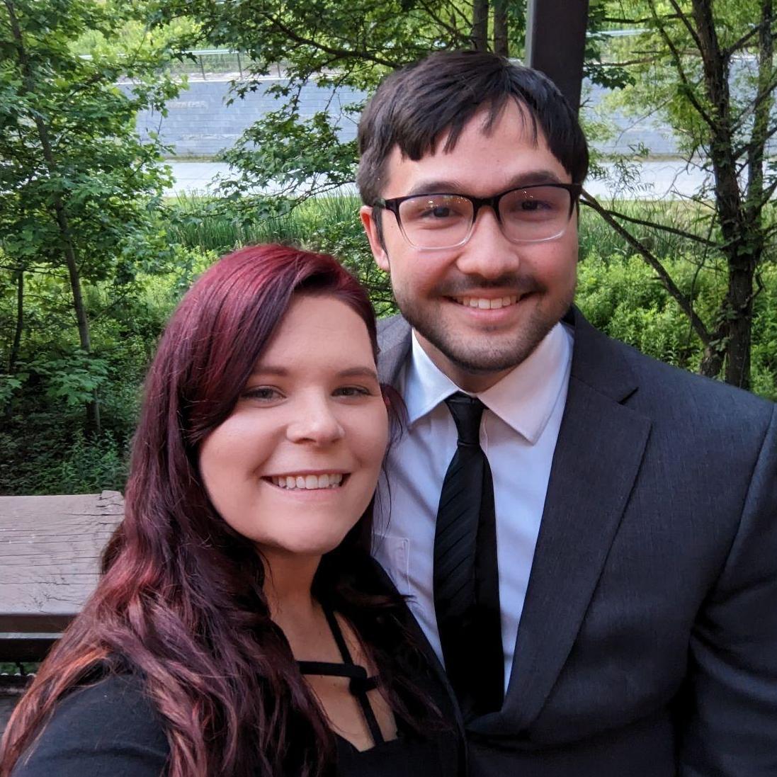 At our friends Dallas and Hailee's wedding in May 2023.