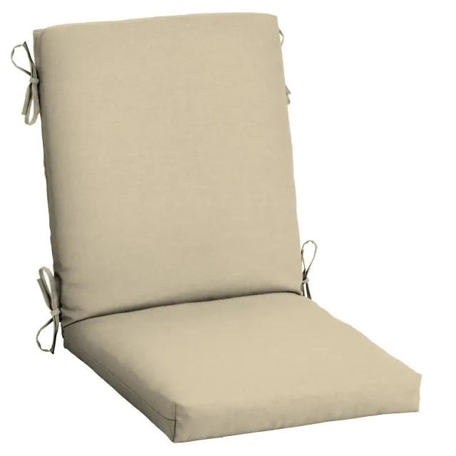 ARDEN Outdoor Dining Chair Cushion, 20-in x 20-in, Tan Leala