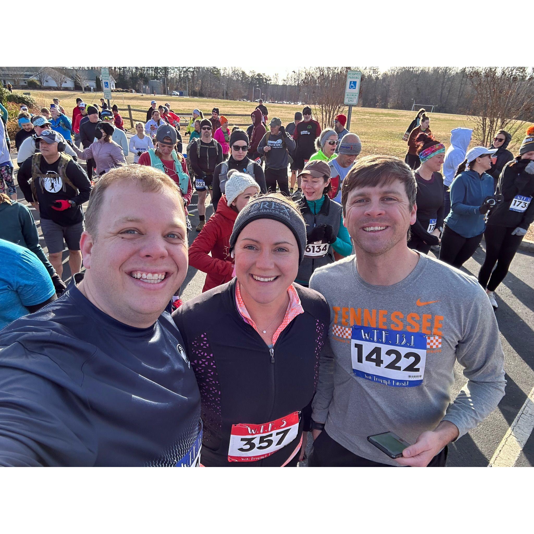 "Hey let's sign up for a race and get back in shape"