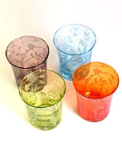 Floral Glasses Floral Glasses (Set of 4)
