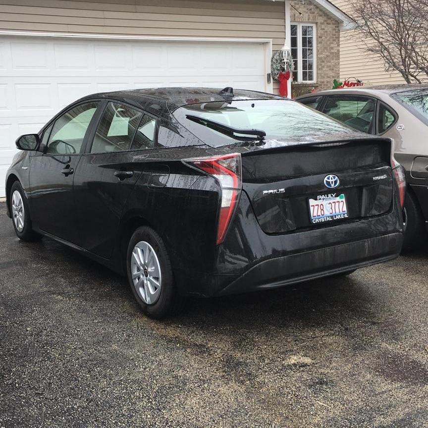 Another photo of the "bat mobile" a few days before Christmas!