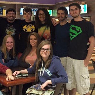 We met as part of a larger circle of friends from our hometown, Plainfield, IL. This is the oldest picture of us that we could find.