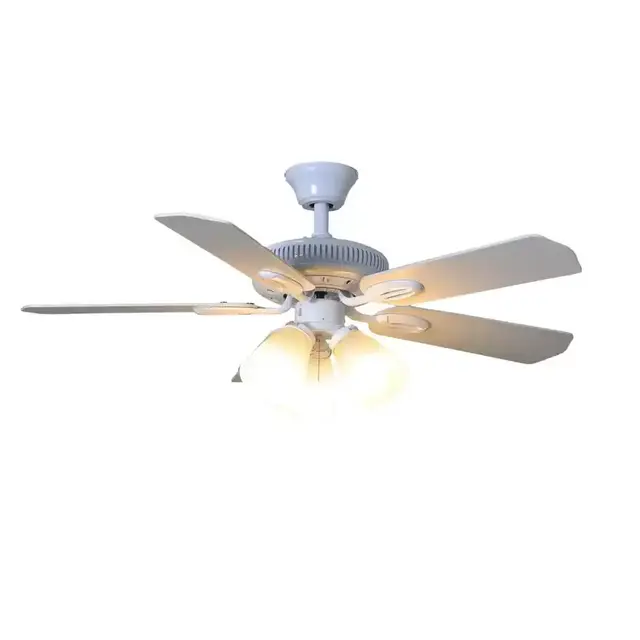 Glendale 42 in. LED Indoor White Ceiling Fan with Light Kit