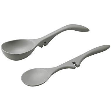 Rachael Ray 46885 2 Piece Tools & Gadgets Lazy Tools Set, Sea Salt Gray