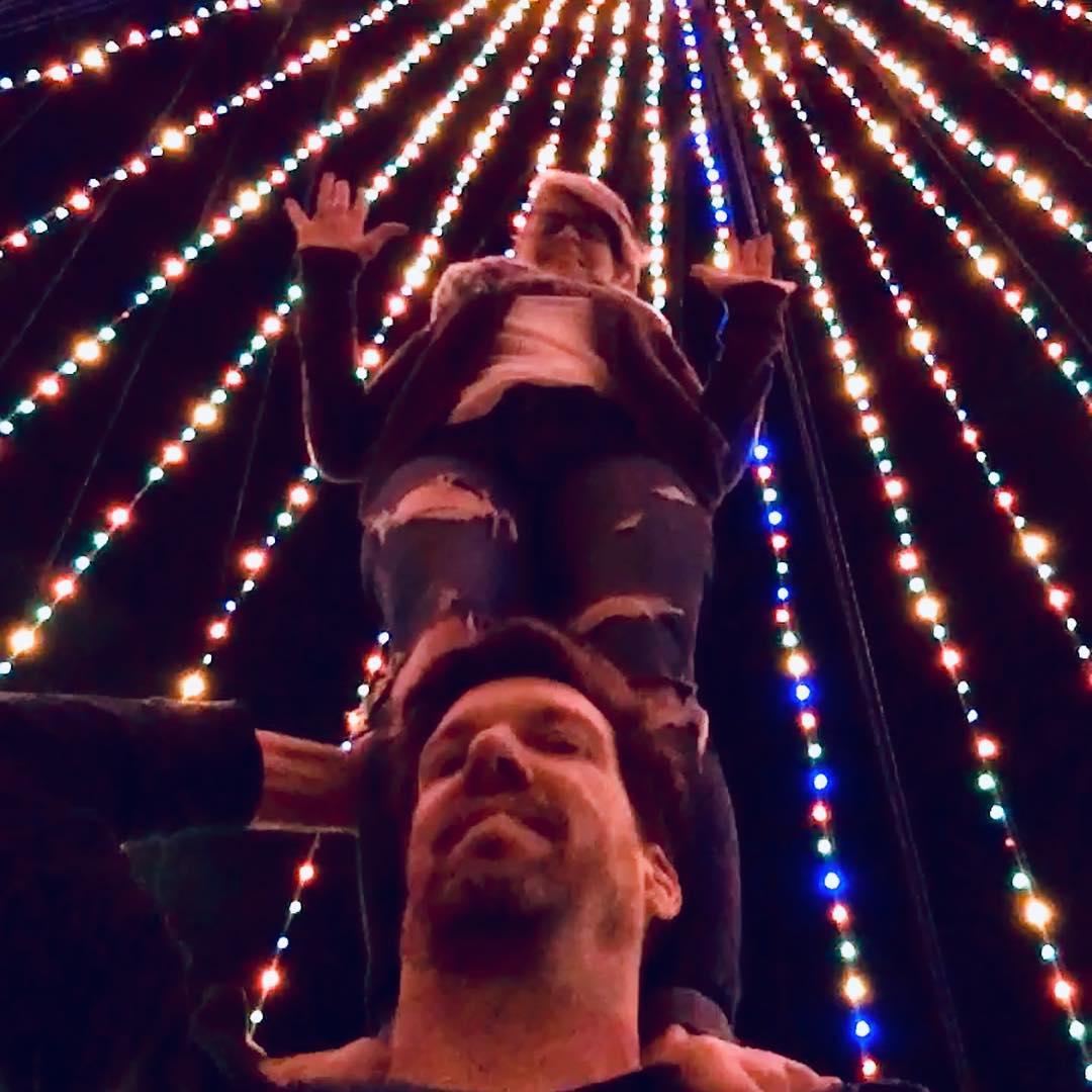 Acro at the Zilker tree