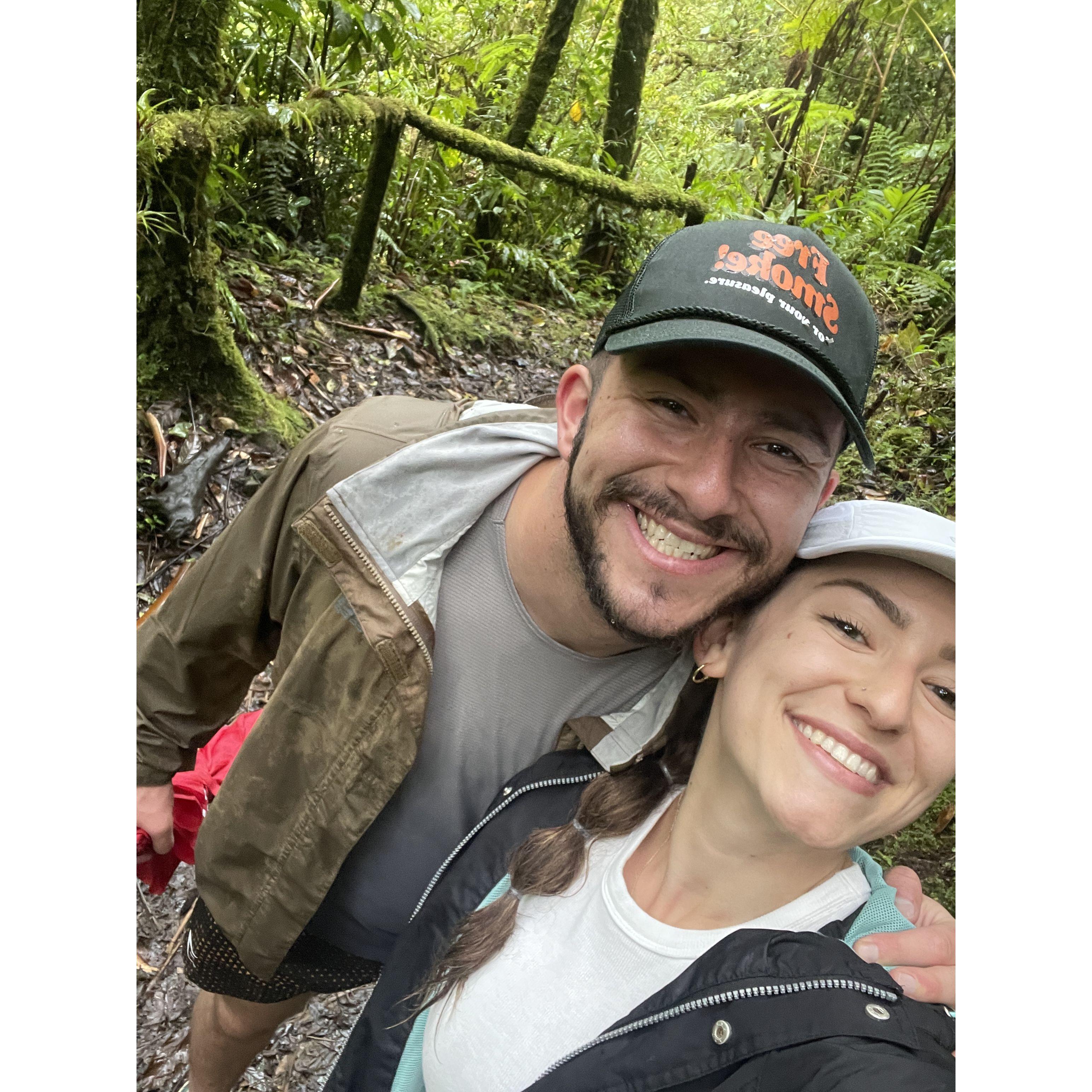 Hiking through the jungle in Costa Rica in 2023