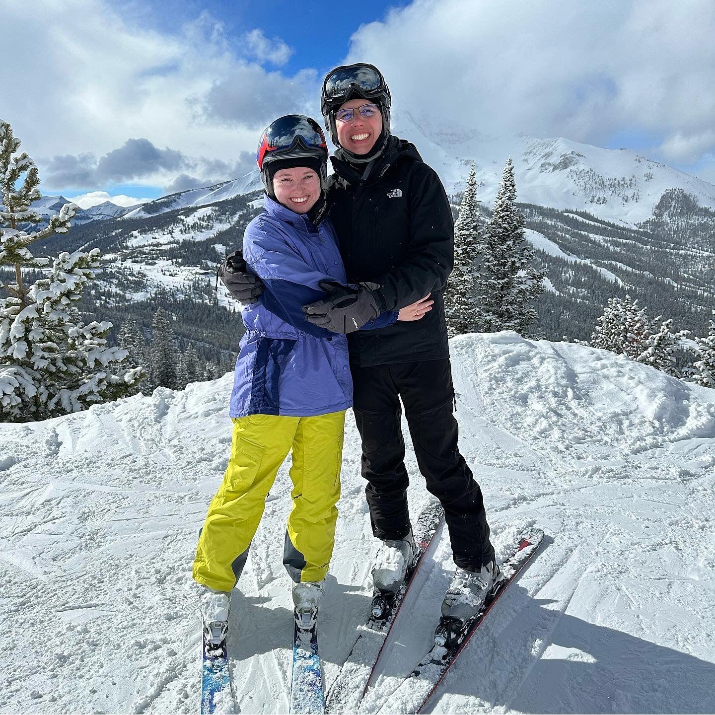 one of our many ski trips!