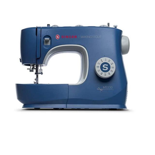 SINGER | M3330 Making The Cut Sewing Machine with 97 Stitch Applications, Metal Frame, & Needle Threader - Sewing Made Easy