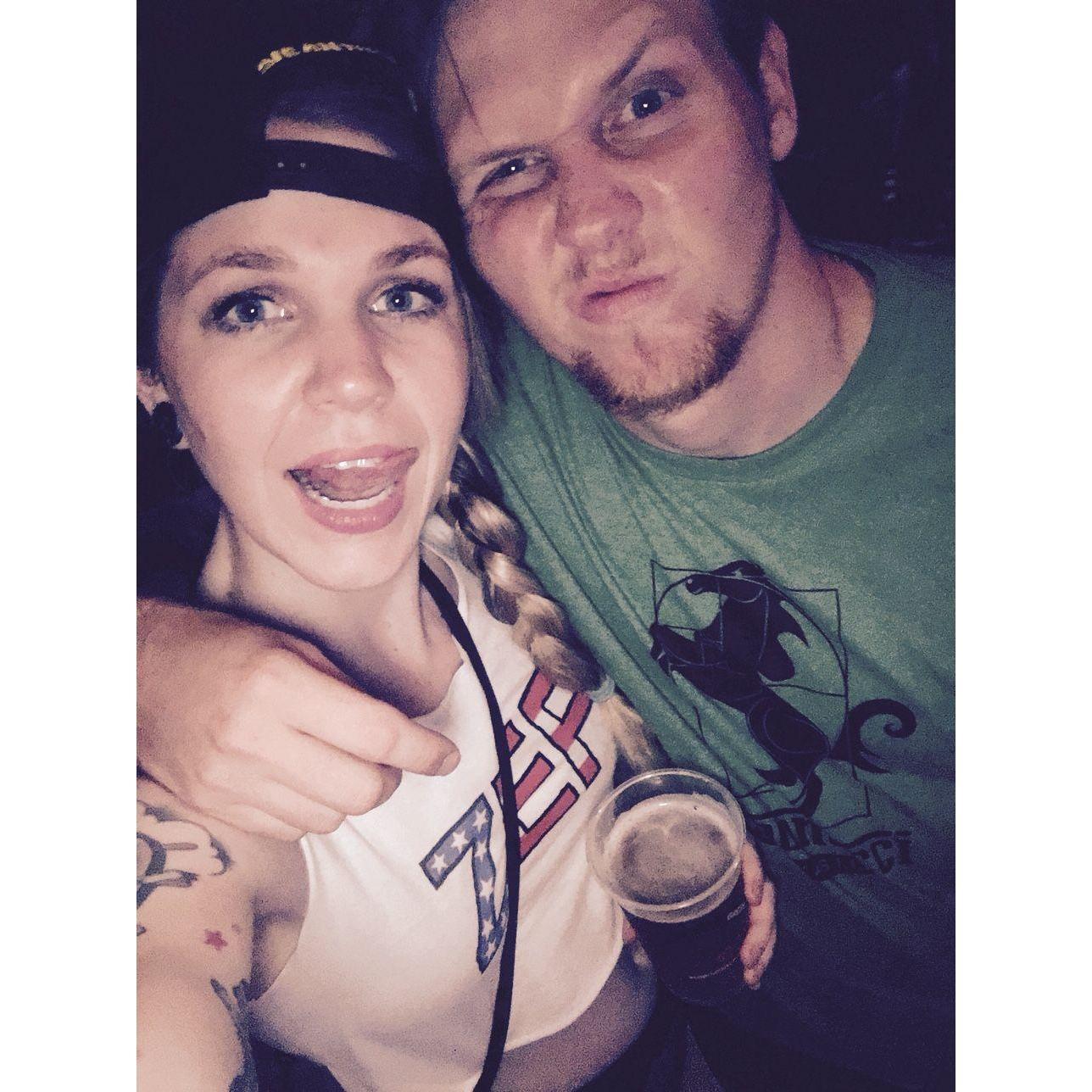Getting wild at a Die Antwoord concert