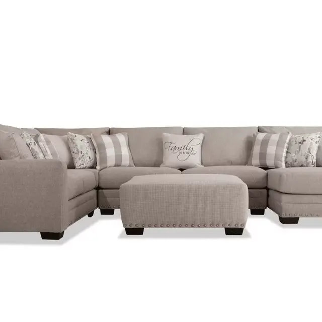 Cottage Chic 5 Piece Left Arm Facing Sectional | Bobs.com