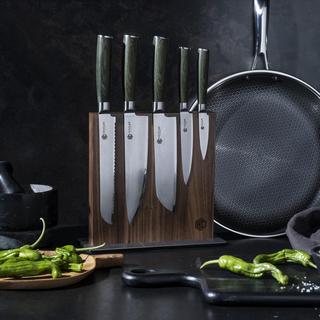 Japanese Damascus 7-Piece Knife Set