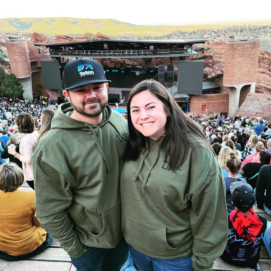 Can always count on Alexis and Zack making time for a concert, especially a country one! We saw Hunter Hayes & Chris Lane at Red Rocks.