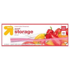 Quart Storage Bags - 50ct - up & up™