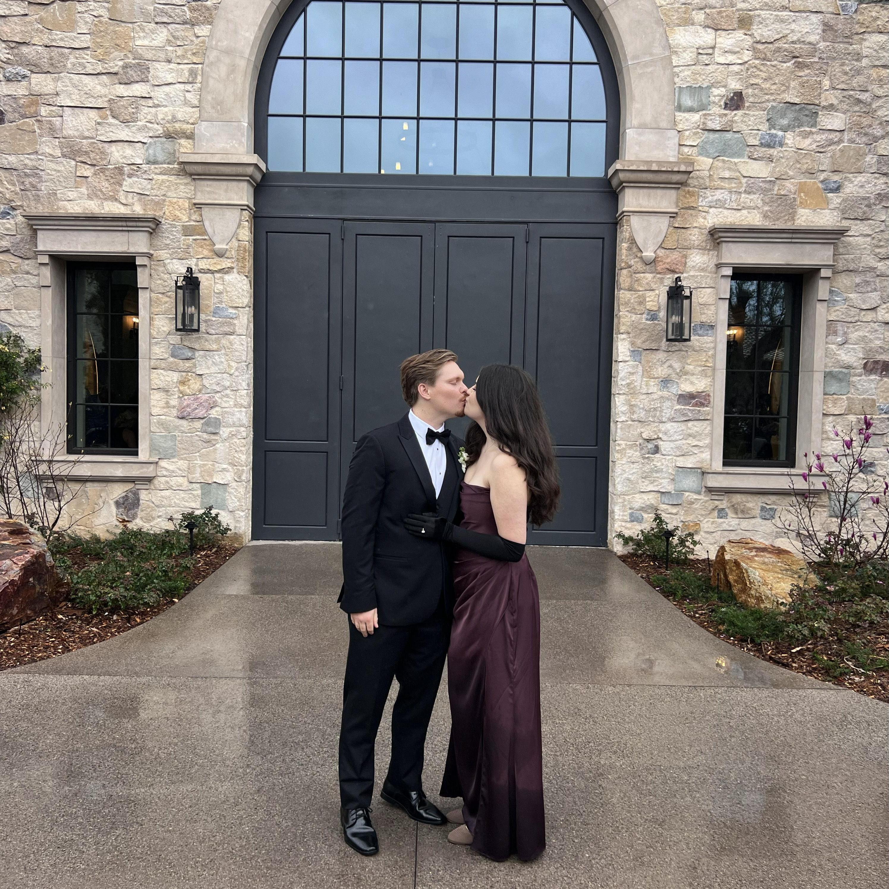 Celebrating our favs, Brayden and Hanna, at their wedding!