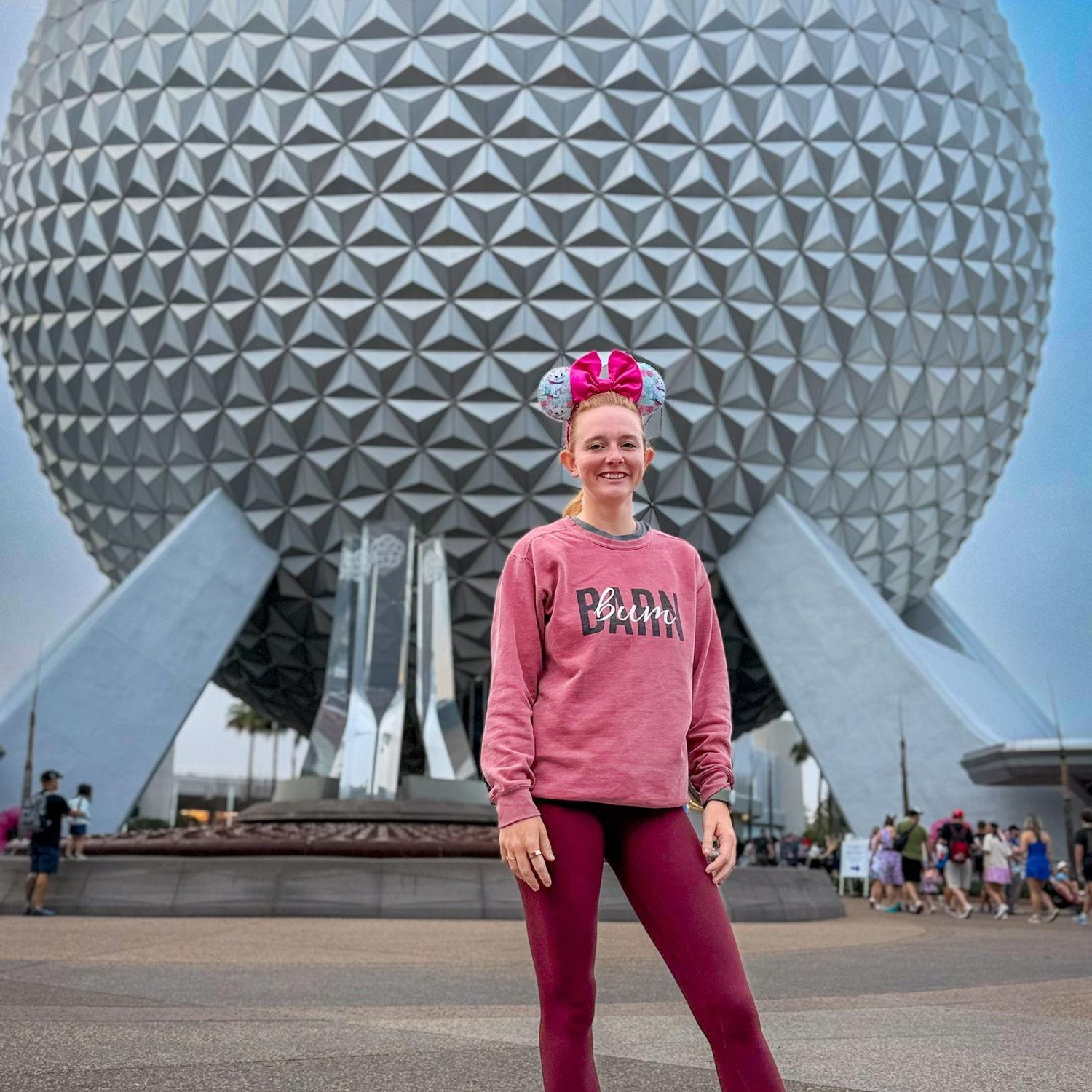 Melissa's first trip to EPCOT!