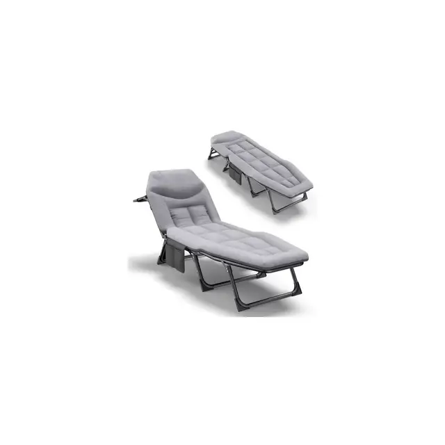 SUGIFT Foldable Camping Cots for Adults Portable Folding Bed with 6 Adjustable Positions