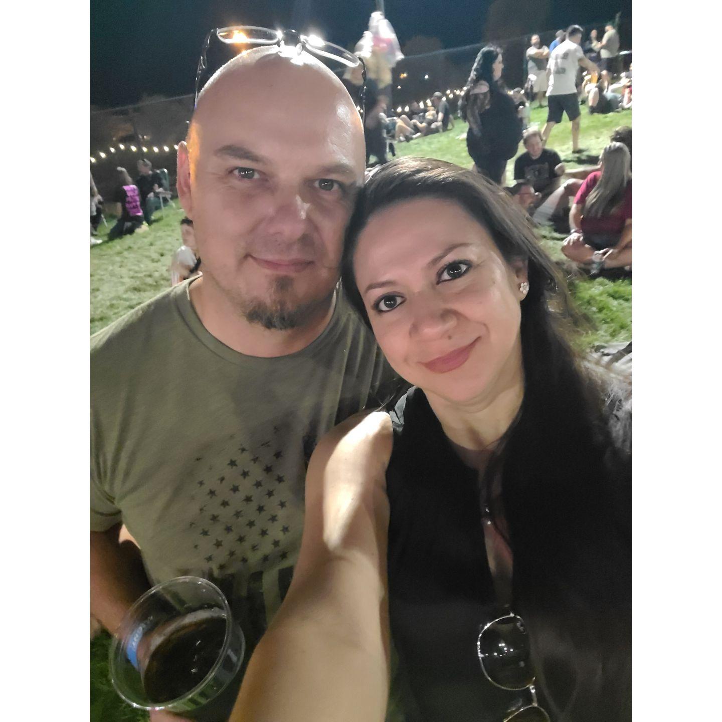 At a concert