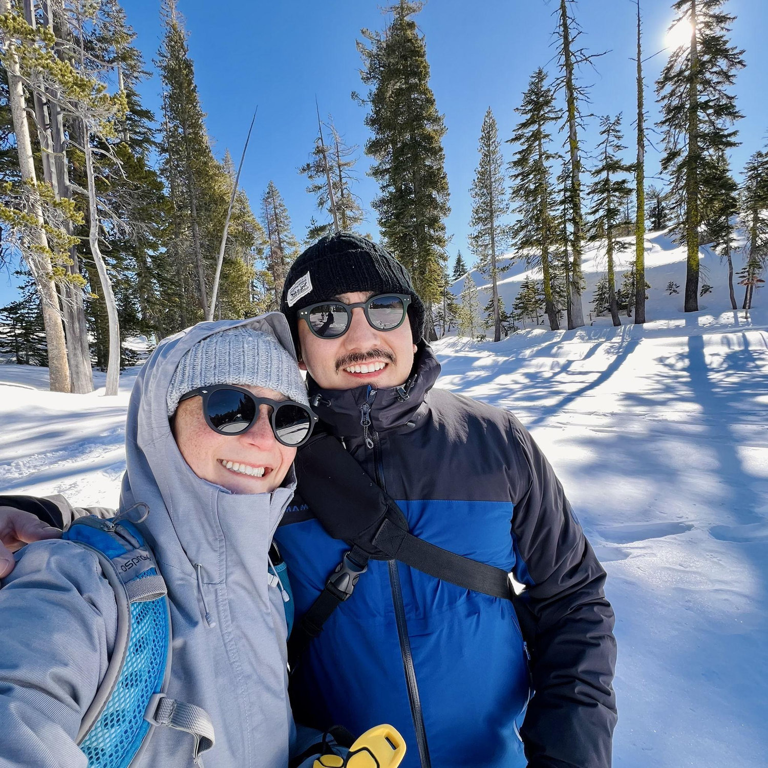 More snow adventures! For anyone wanting to backpack in the snow, please contact Jesus.