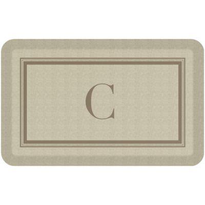 NewLife® by GelPro® Classic Monogram C 20" x 32" Designer Comfort Mat
