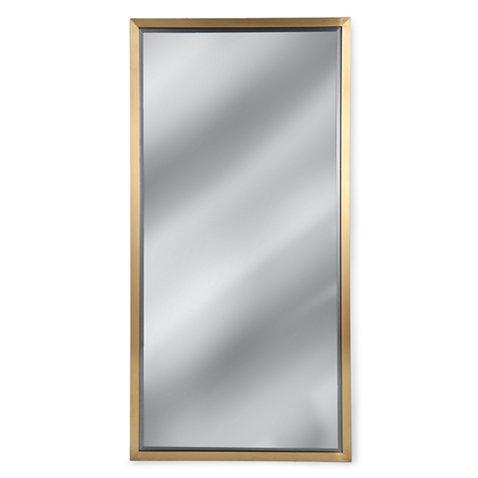 One Kings Lane Oversize Wall Mirror, Brass