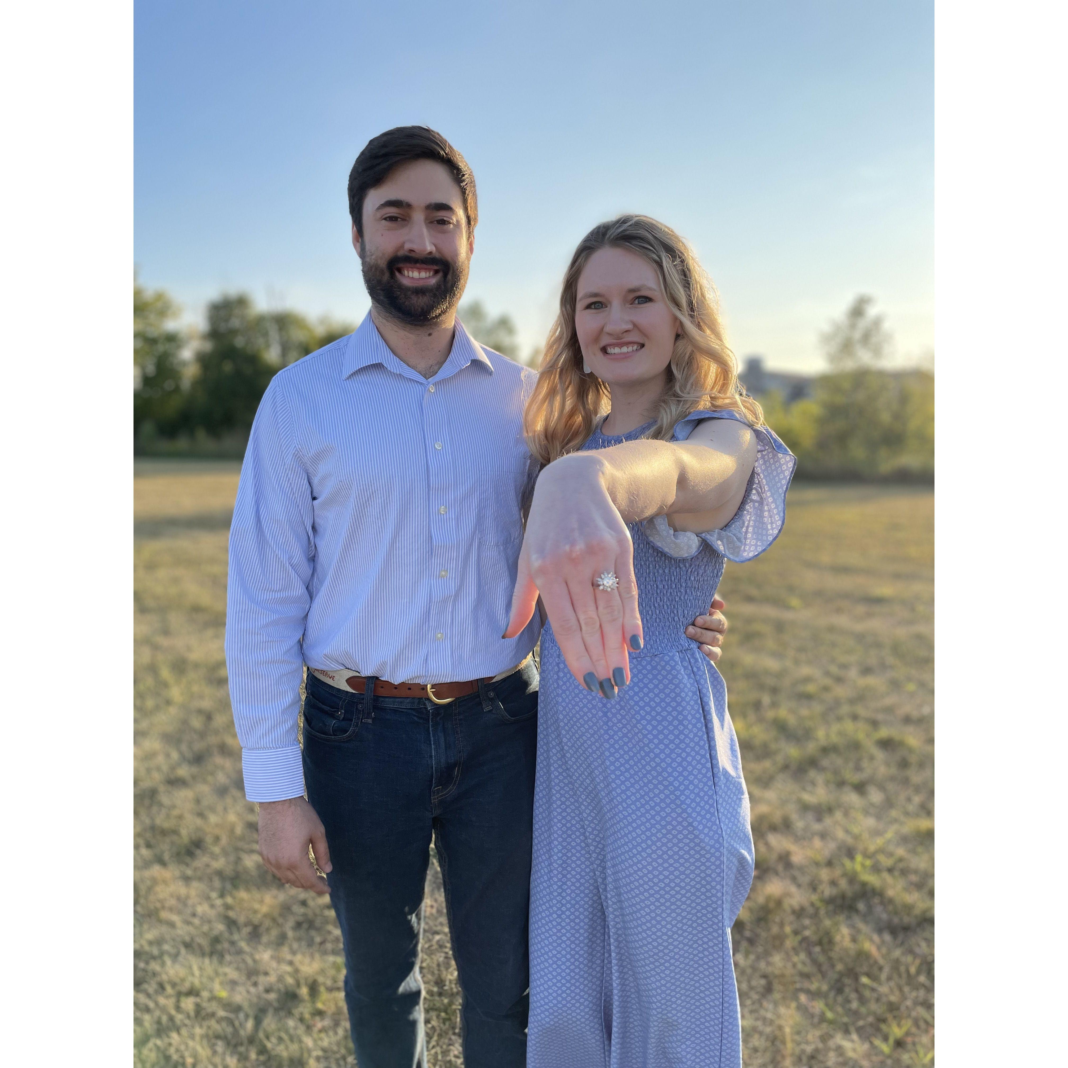 Engagement announcement photos September 2023