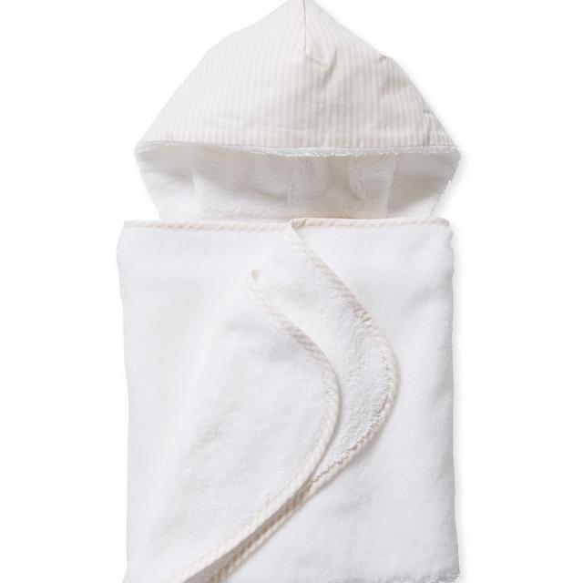Oxford Banded Hooded Towel Set of 2