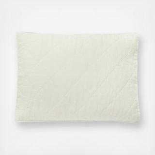 Linen Quilted Sham, Set of 2