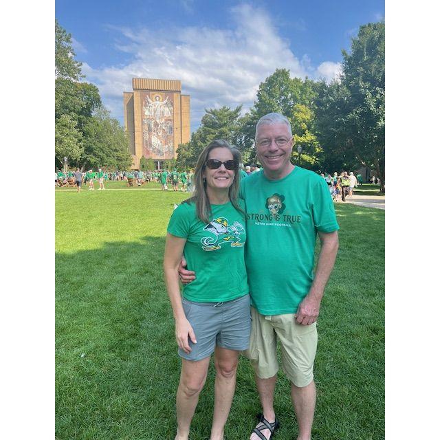 You gotta get a picture with Touchdown Jesus in the background!