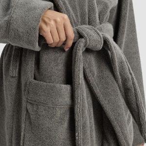 Luxe Bath Robe in Charcoal