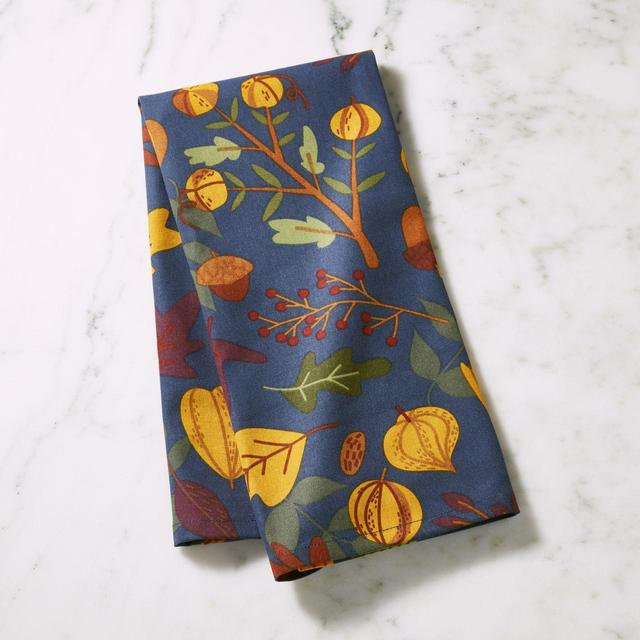Fall Botanical Dish Towel
