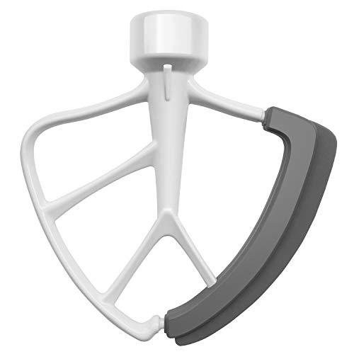 4.5-5 Quart Flex Edge Beater for KitchenAid Tilt-Head Stand Mixer/Perfect KitchenAid Mixer Attachment/KitchenAid Mixer Accessory-White