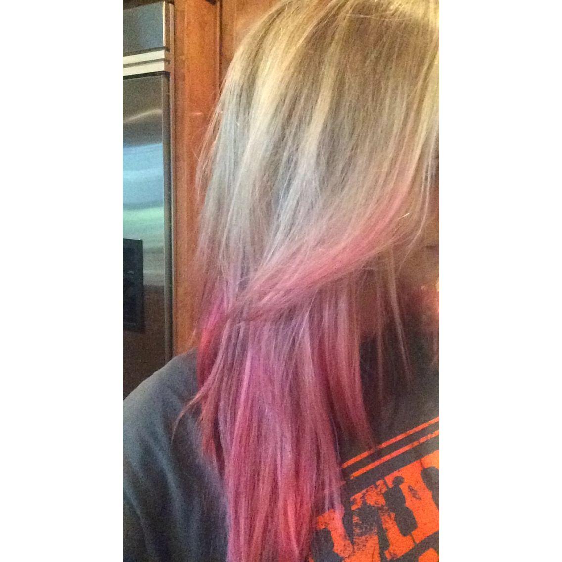 Pink hair for Valentines 2015