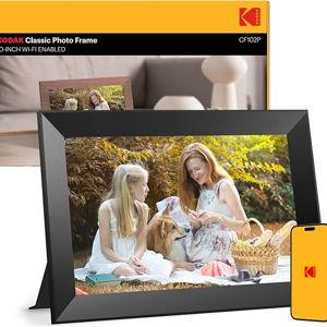KODAK 10.1 Inch WiFi Digital Picture Frame,1280x800 HD IPS Touch Screen, Electronic Smart Photo Frame with 32 GB Memory, Auto-Rotate, Instantly Share Photos/Videos from Anywhere Black Frame
