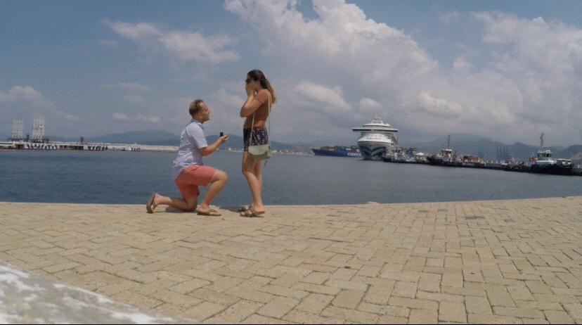 September 28,2020. My best friend caught me completely off guard, and proposed to me in Manzanillo, Mexico. Best day. Ever.