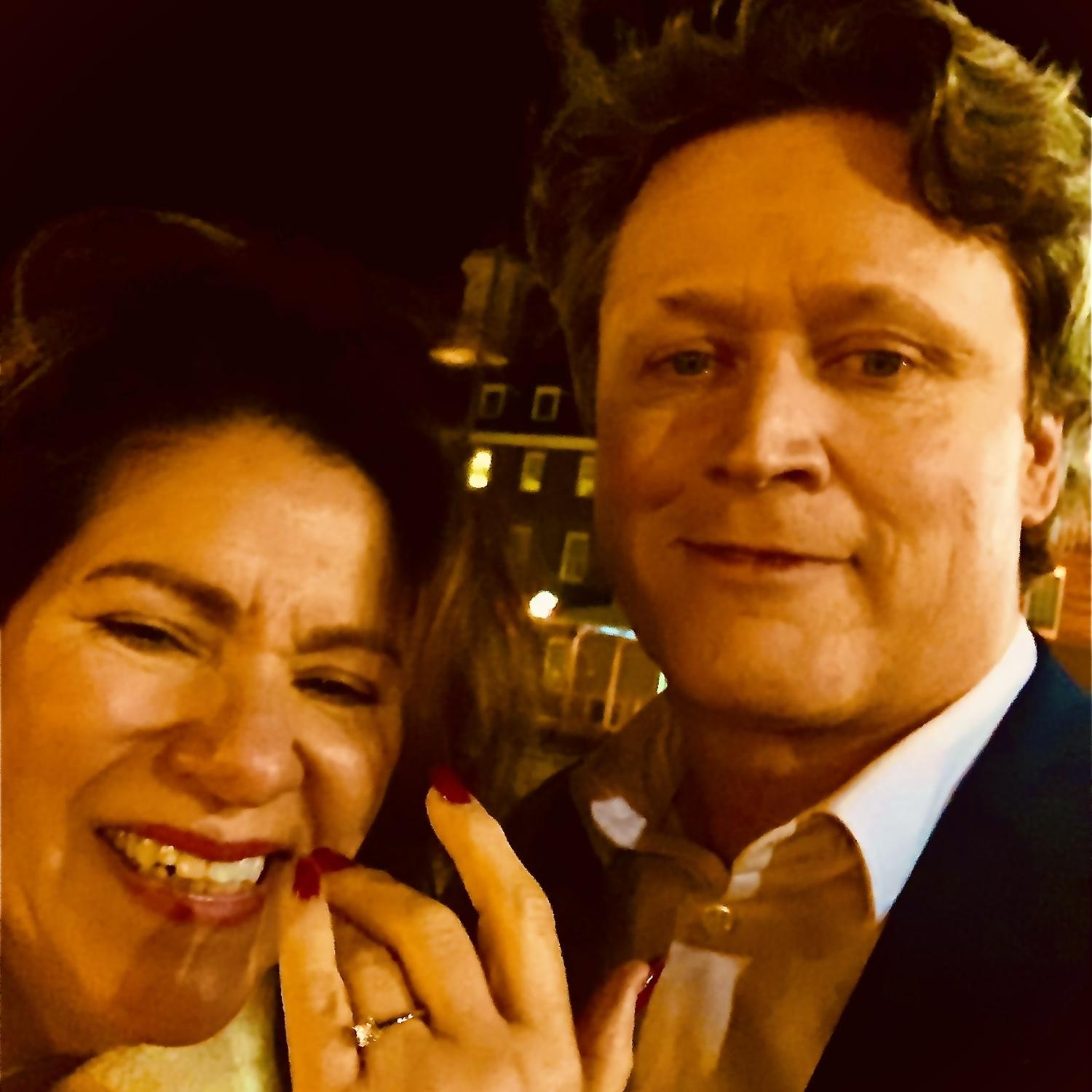 He proposed and I said, yes!
